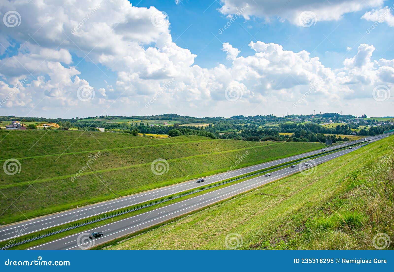 landscape highway, a1 highway north south section pyrzowice - piekary ÃÅ¡lÃâ¦skie